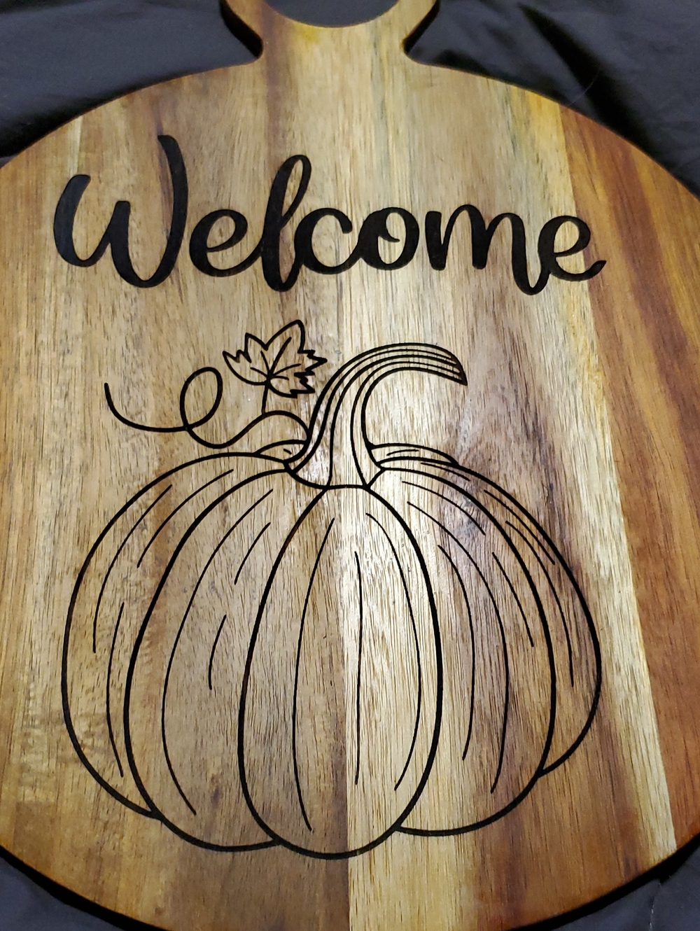 Fall Welcome Decor With pumpkin - Picture 3 of 3